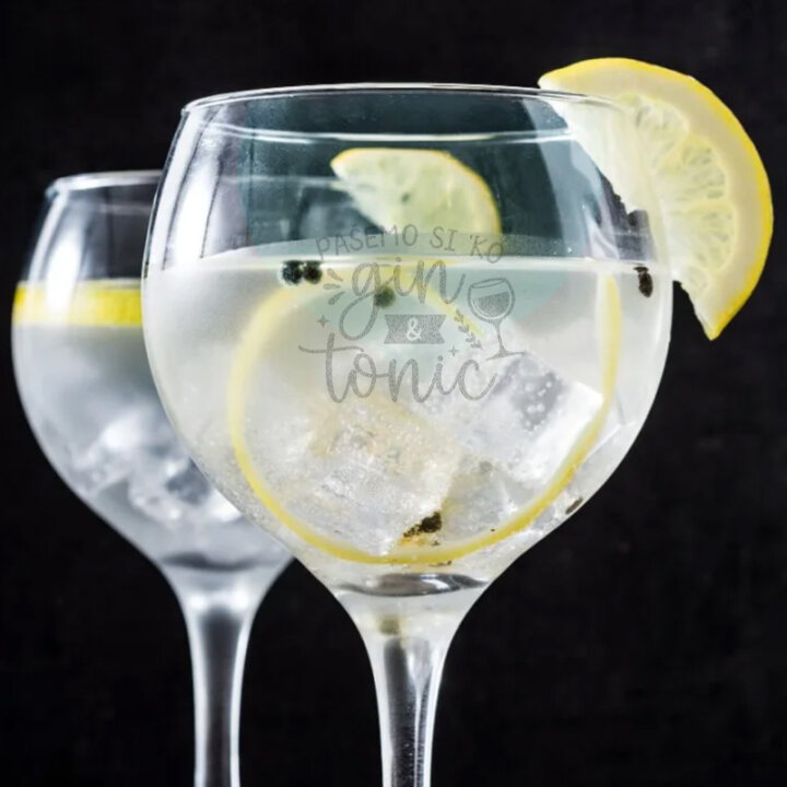 ČAŠA ZA GIN S GRAVUROM 820 ml 
