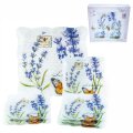 STAKLENI DEKORATIVNI 7 DIJELNI SET TANJURA 30,5 / 18 cm