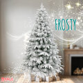 BOŽIĆNO DRVCE FROSTY SA SNIJEGOM I METALNIM STALKOM 180 cm