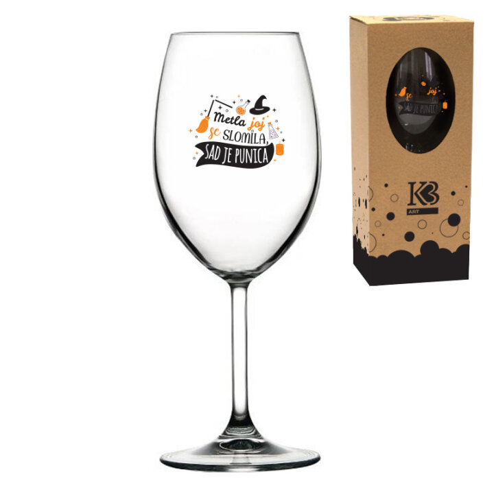 ČAŠA ZA VINO S TISKOM 