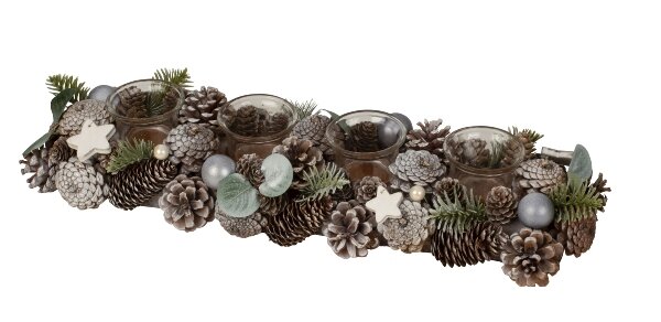 ADVENTSKI VIJENAC DUGULJASTI ZA LUČICE 45x14 CM
