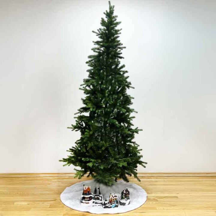 PODLOGA ISPOD BORA BIJELA OKRUGLA 100 cm