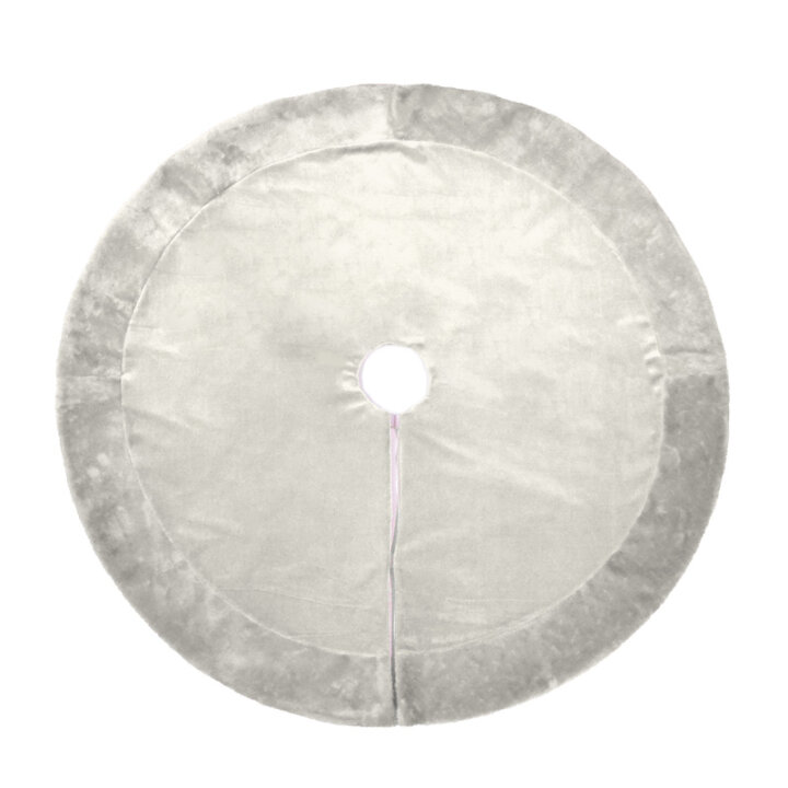 PODLOGA ISPOD BORA BIJELA OKRUGLA 100 cm