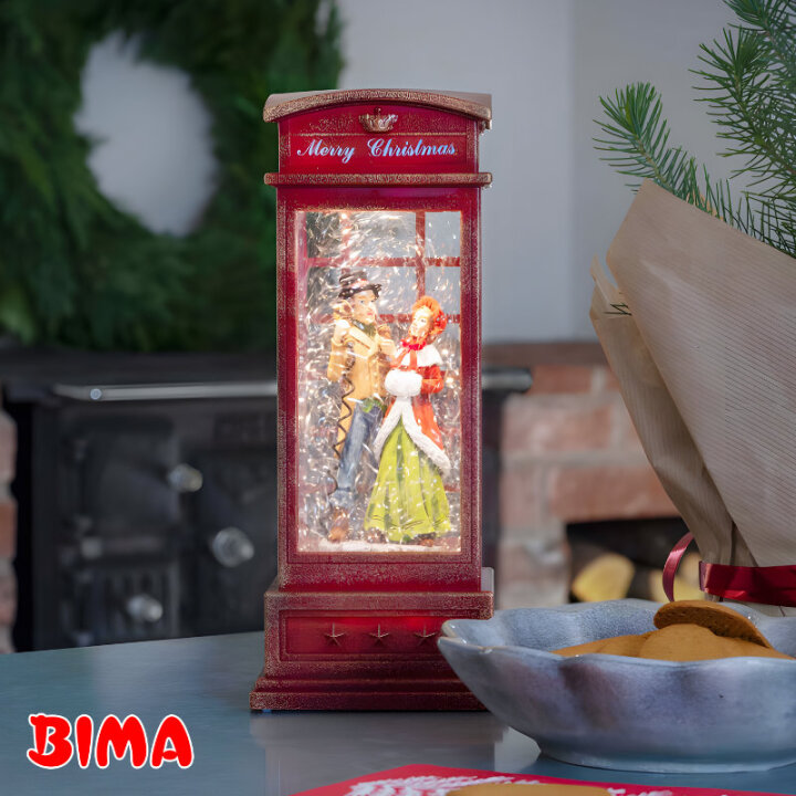 TELEFONSKA GOVORNICA SNJEŽNA S DAMOM I GOSPODINOM - MERRY CHRISTMAS