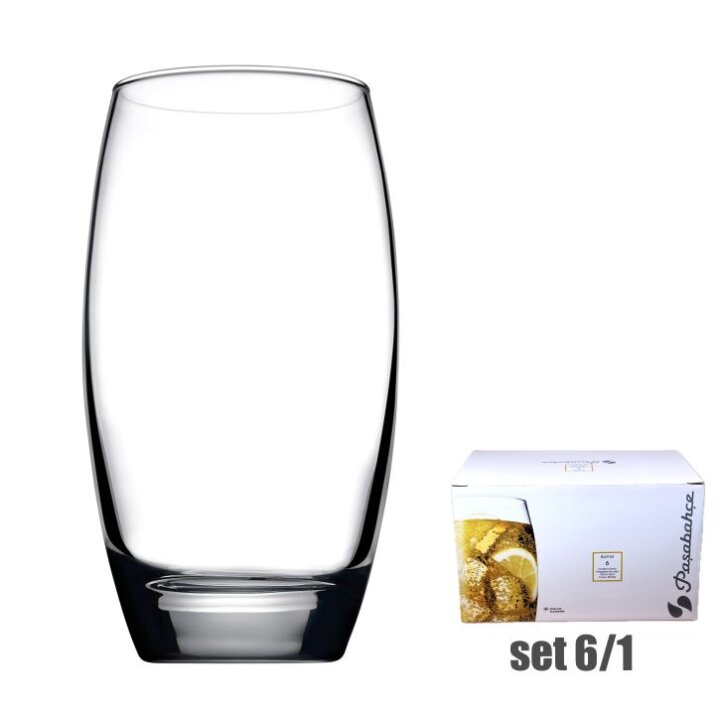 ČAŠE BARREL STAKLENE SET 6/1 500 mL