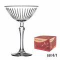 ČAŠE JOY MARTINI NA STALKU STAKLENE 4/1 200 mL