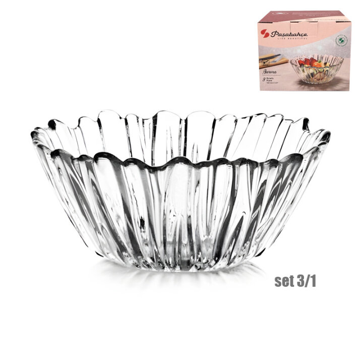 ZDJELICE AURORA STAKLENE 14 cm 3/1