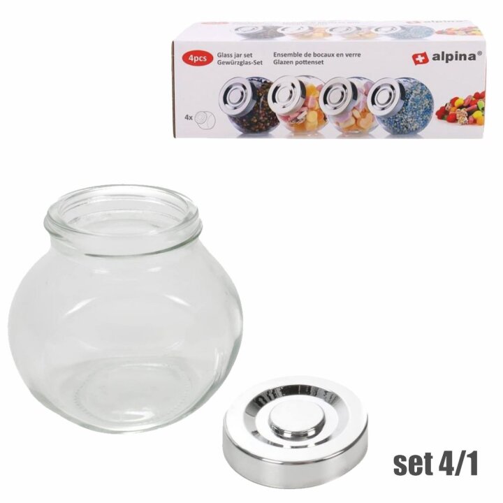 POSUDE ZA ZAČINE ALPINE 200 mL 4/1