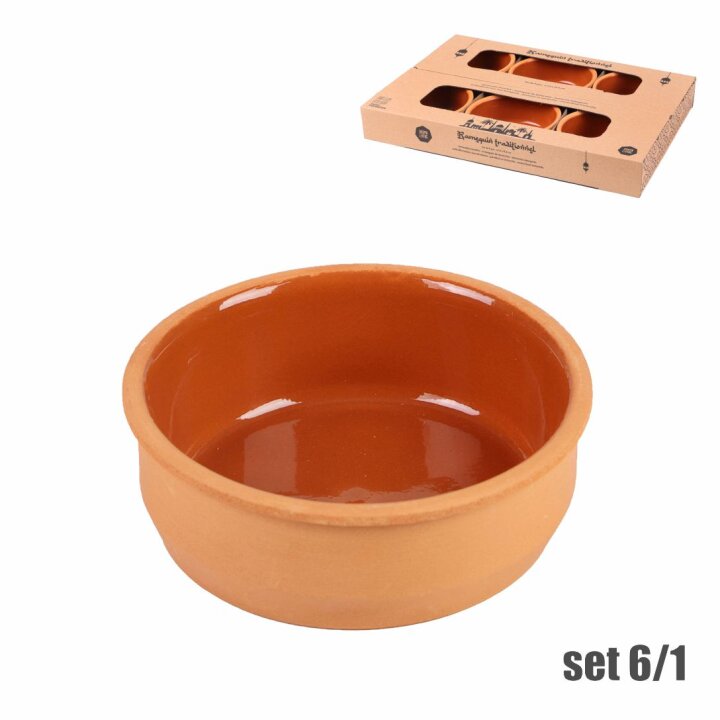 PEKAČI SET 6/1 TERRACOTTA 12x4 CM - URBAN LEAVING