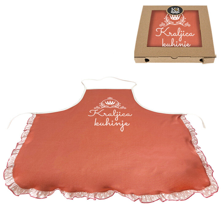 PREGAČA SA ŠALJIVIM NATPISOM ŽENSKA Kraljica kuhinje