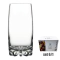 ČAŠE SYLVANA STAKLENE VISOKE 6/1 385 mL
