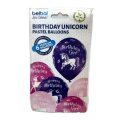 BALONI 6/1 - BIRTHDAY GIRL - LJUBIČASTI / ROZI / LILA 30 cm