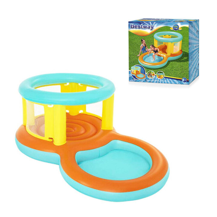 BESTWAY JUMPTOPIA IGRAONICA S BAZENOM NA NAPUHAVANJE 70 L / 239x142x102 cm