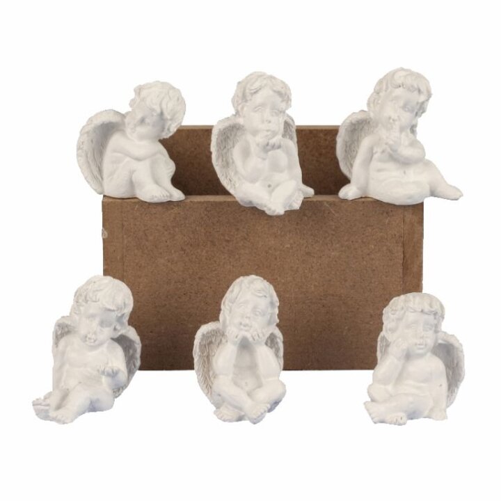 ANĐEO FIGURA - SJEDEĆI BIJELI 3,5x3 cm