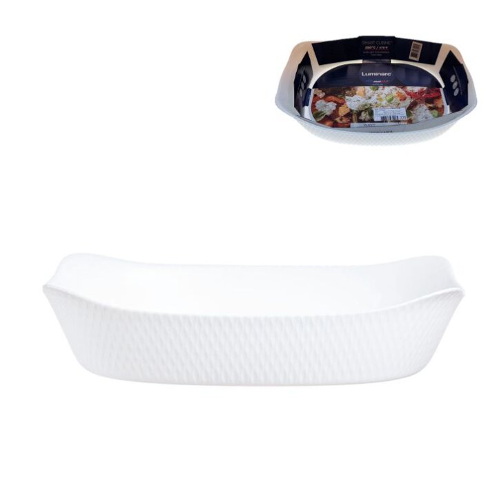 PEKAČ ČETVRTASTI 30x22 CM SMART CUISINE WAVY - LUMINARC