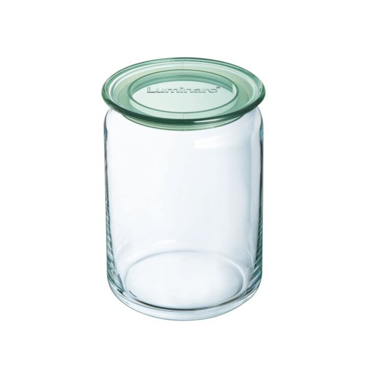 POSUDA ZA DOMAĆINSTVO PURE STAKLENA 1 L SA ZELENIM POKLOPCEM