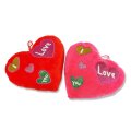 SRCE PLIŠANO LOVE CRVENO / ROZO 20 cm