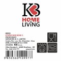 ETAŽER 2 NIVOA NEW BONE JARDIN DEKORIRANI 26,5 CM - VALOVITI RUB