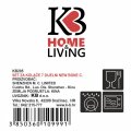 SET ZA KOLAČE 7 DIJELNI NEW BONE JARDIN DEKORIRANI - VALOVITI RUB