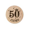 PLOČICA DRVENA S TISKOM BROJ 50