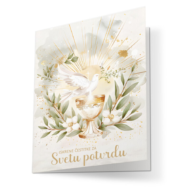 ČESTITKA ZA SVETU POTVRDU