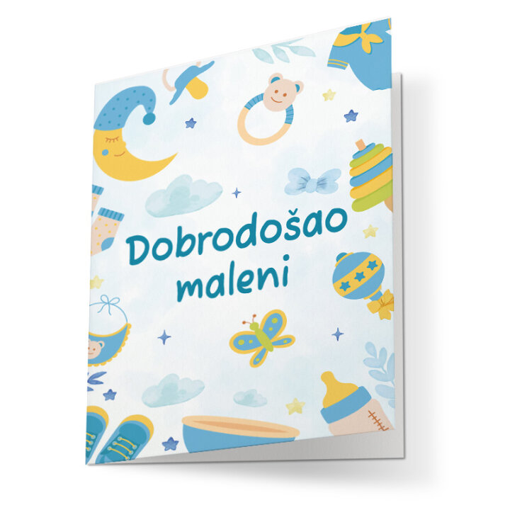 ČESTITKA - DOBRODOŠAO MALENI