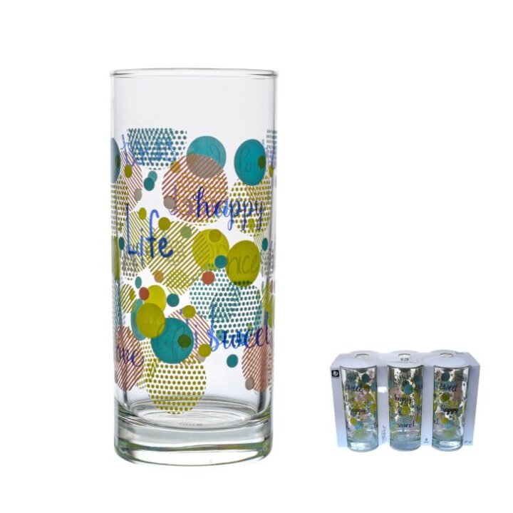 ČAŠE CLASSICO STAKLENE 270 mL 6/1 - SWEET POPS
