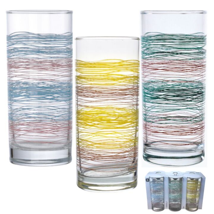 ČAŠE CLASSICO STAKLENE 270 mL 6/1 - FIBRES MIX