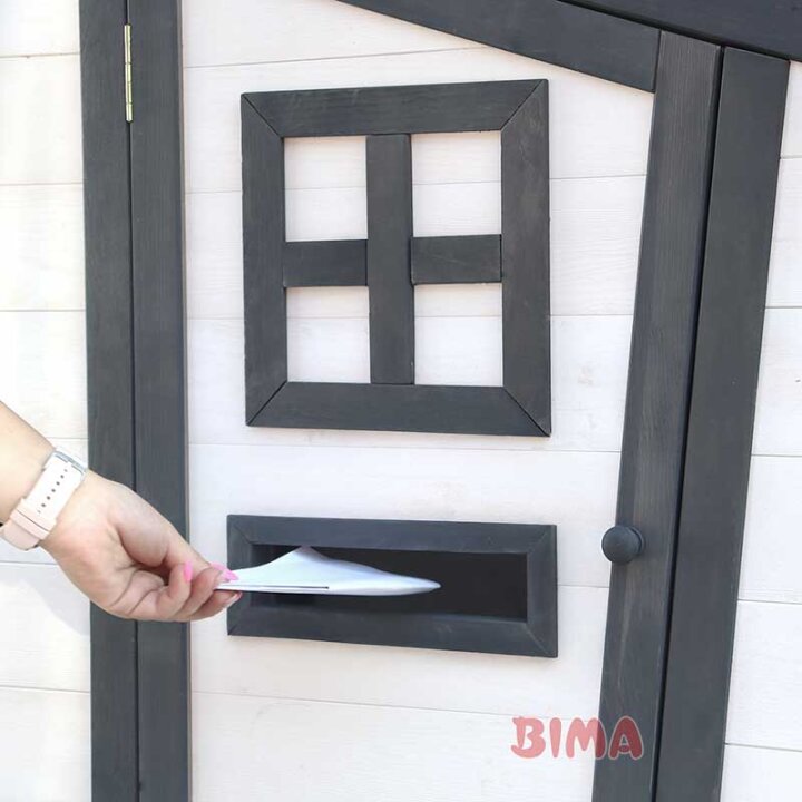 DRVENA KUĆICA ZA IGRU NILA 127 x 133 x 159 CM