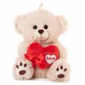 MEDO PLIŠANI BEŽ SA SRCEM LOVE 20 cm