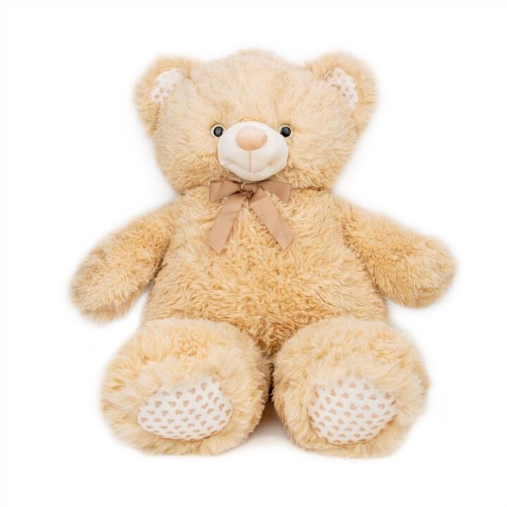 MEDO PLIŠANI S MAŠNOM 120 cm - BEŽ / ROZI / SMEĐI