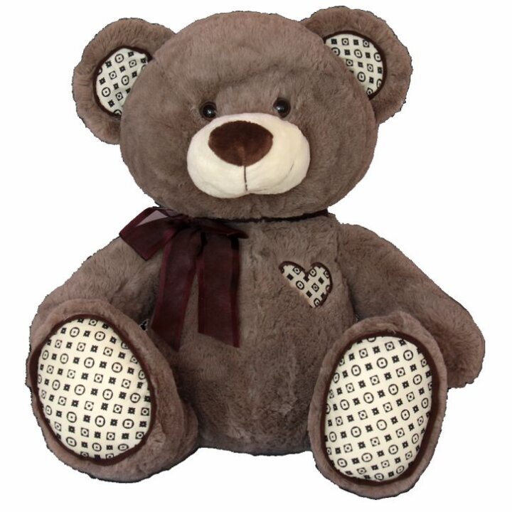 MEDO PLIŠANI SMEĐI S MAŠNOM I SRCEM 50 cm