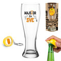 ČAŠA ZA PIVO S TISKOM I PRIVJESAK/OTVARAČ KACIGA 500ml