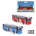 AUTOBUS METALNI 2-PLAY 12,5 cm - PLAVI / CRVENI
