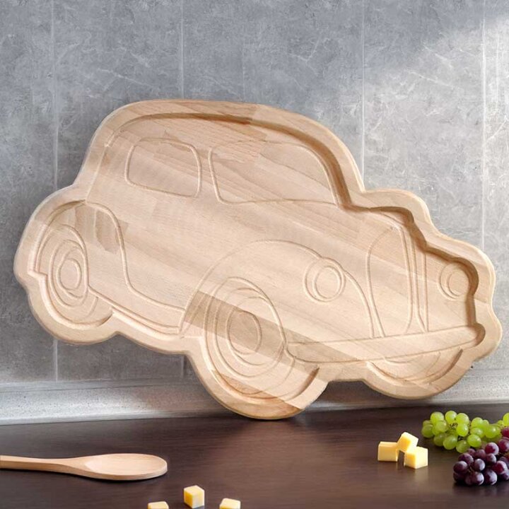 DASKA DRVENA ZA POSLUŽIVANJE AUTO 54 X 34 CM