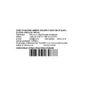 ČAŠE STAKLENE AMBER GOLDEN TOUCH NA STALKU - ZLATNA LINIJA 6/1 365 mL