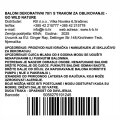 BALONI DEKORATIVNI 70/1 S TRAKOM ZA OBLIKOVANJE - GO WILD NATURE