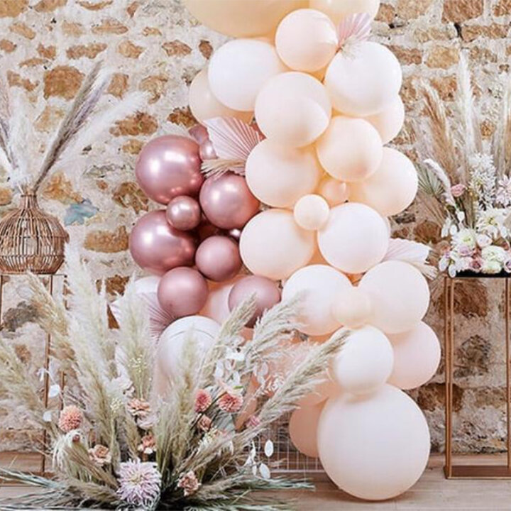 BALONI DEKORATIVNI 70/1 S TRAKOM ZA OBLIKOVANJE - PAMPAS