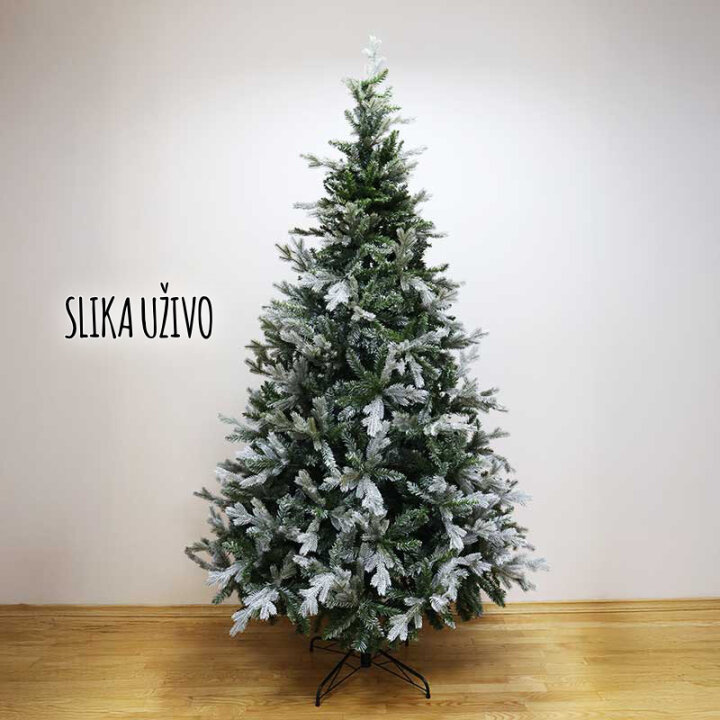 BOŽIĆNO DRVCE NORDICA S METALNIM STALKOM 240 cm