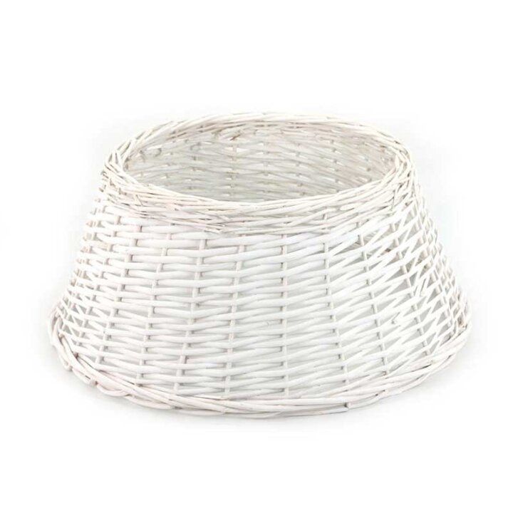 KOŠARA ISPOD BOŽIĆNOG DRVCA BIJELA 48/61 cm  x 24 cm