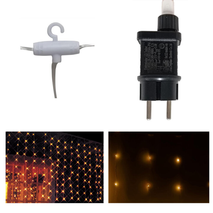 ŽARULJICE MINI LED ZAVJESA 225/1 TOPLO BIJELE 3x3 M