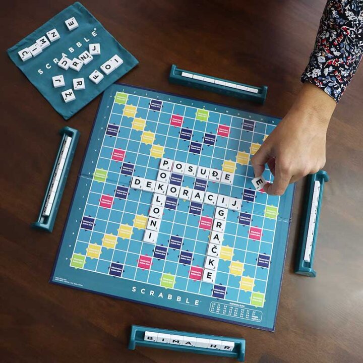 SCRABBLE IGRA RIJEČI 36,5x26,5 CM - HRVATSKI - MATTEL