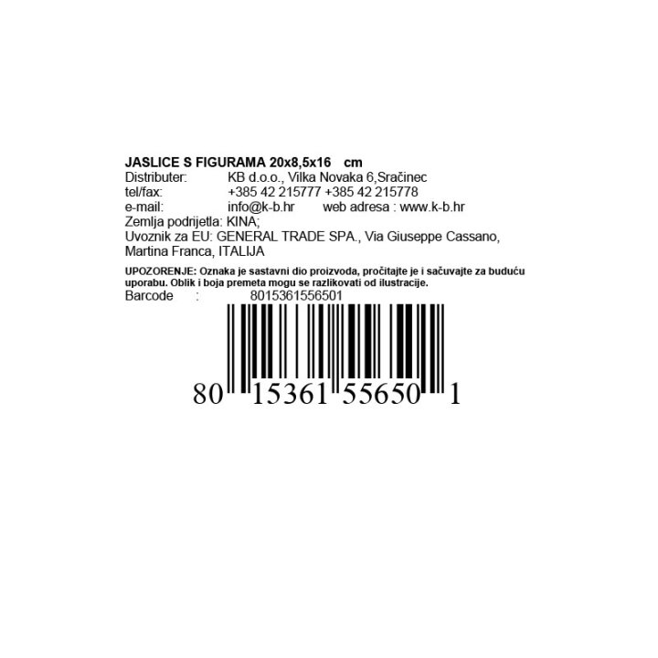 JASLICE 20x8,5x16  cm