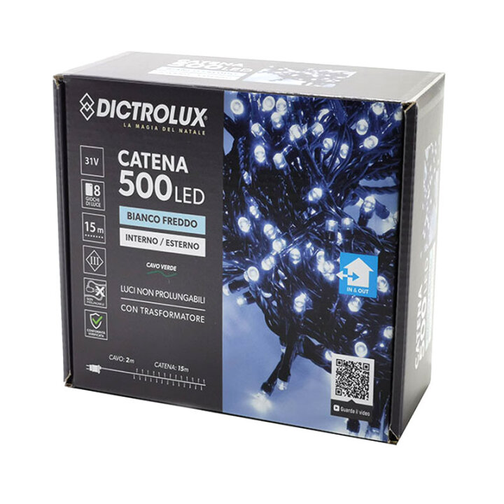 ŽARULJICE ZA BOR LED 500/1 HLADNO BIJELE S FUNKCIJAMA - VANJSKE  / UNUTARNJE