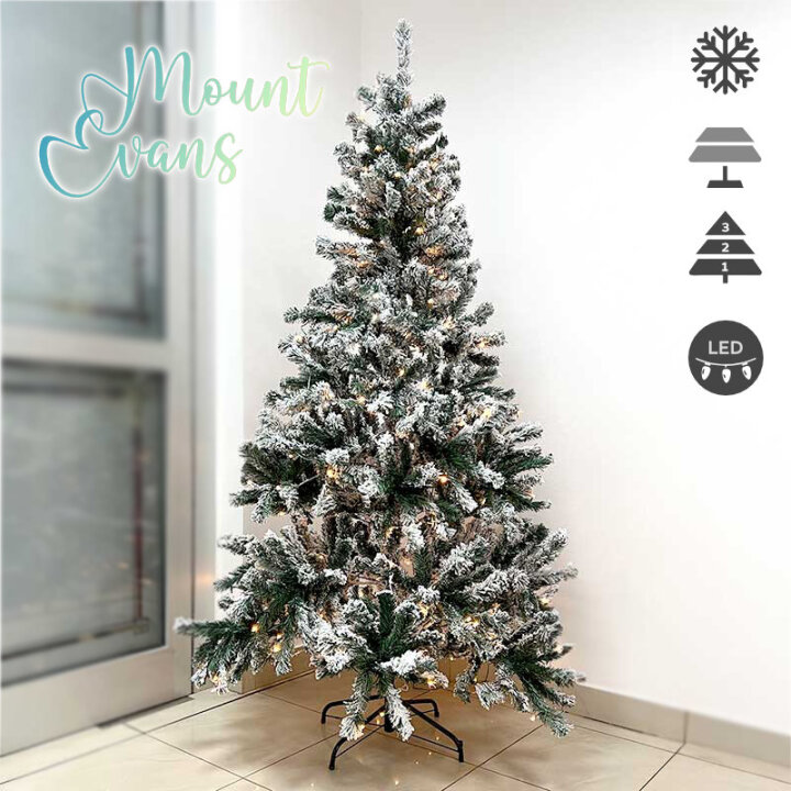 BOŽIĆNO DRVCE SA 250 LED LAMPICA MOUNT EVANS 180 CM