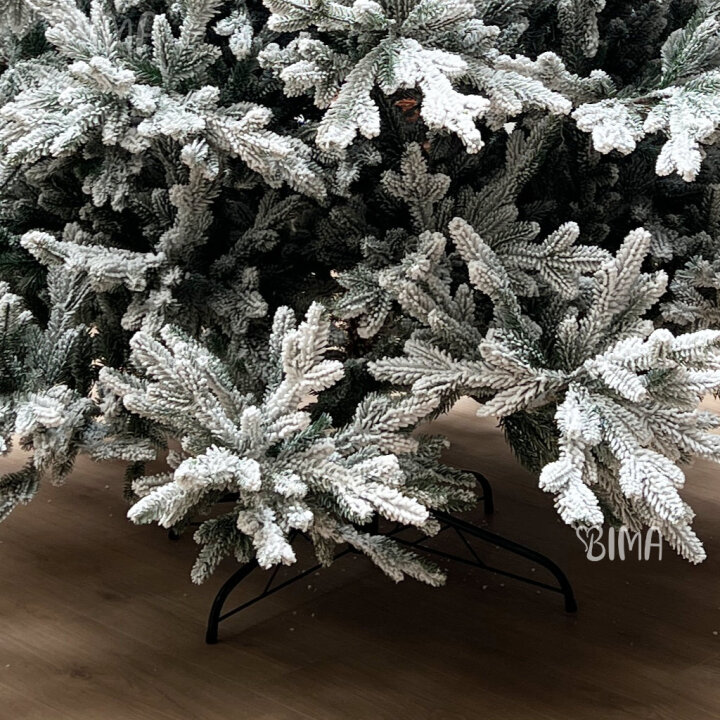 BOŽIĆNO DRVCE SNOW PRESTIGE FULL 3D S METALNIM STALKOM 210 CM