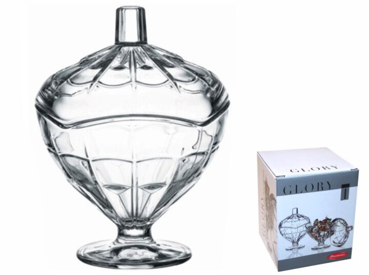 BOMBONIERA S POKLOPCEM NA STALKU 15 CM GLORY