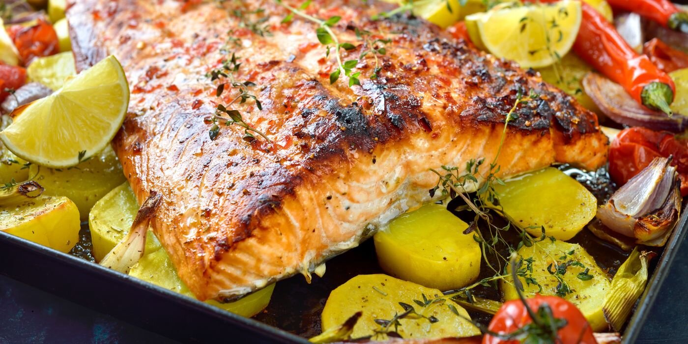 Losos u pećnici s krumpirom - Jednostavan Recept