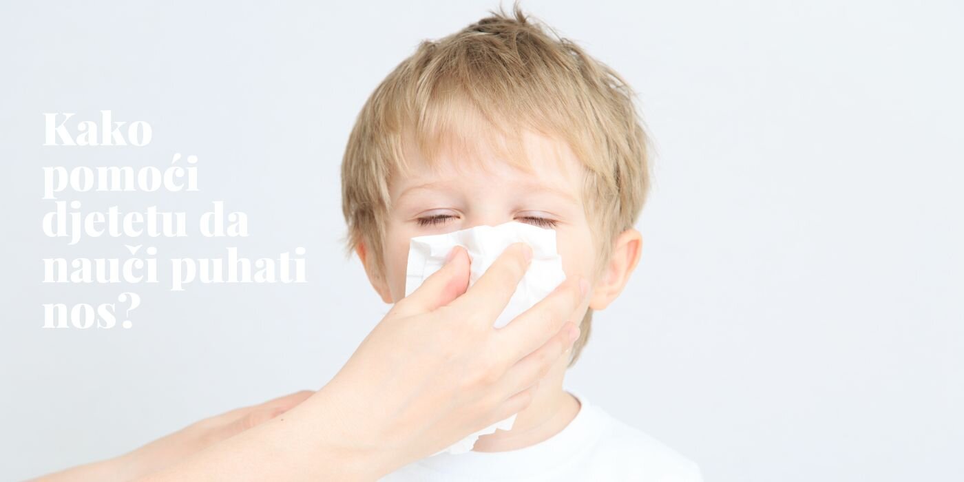 Kako dijete naučiti puhati nos?